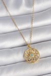 316L Çelik Gold Renk Zincr Mavi Taşlı Lotus Model Kadın Kolye - TJ-BKO10061 316L Çelik Gold Renk Zincr Mavi Taşlı Lotus Model Kadın Kolye - TJ-BKO10061