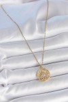 316L Çelik Gold Renk Zincr Mavi Taşlı Lotus Model Kadın Kolye - TJ-BKO10061 316L Çelik Gold Renk Zincr Mavi Taşlı Lotus Model Kadın Kolye - TJ-BKO10061